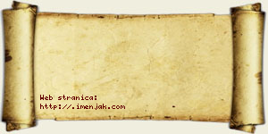 Danijela Žeravica vizit kartica